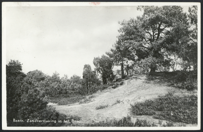 16921 Gezicht op de zandverstuiving te Baarn.